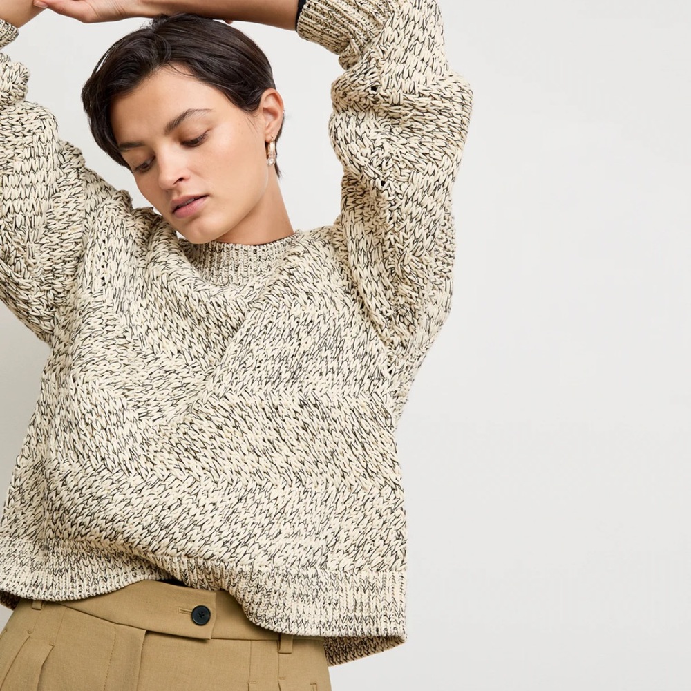 M.M.LaFleur The Kiki Crewneck Sweater - Marl Knit